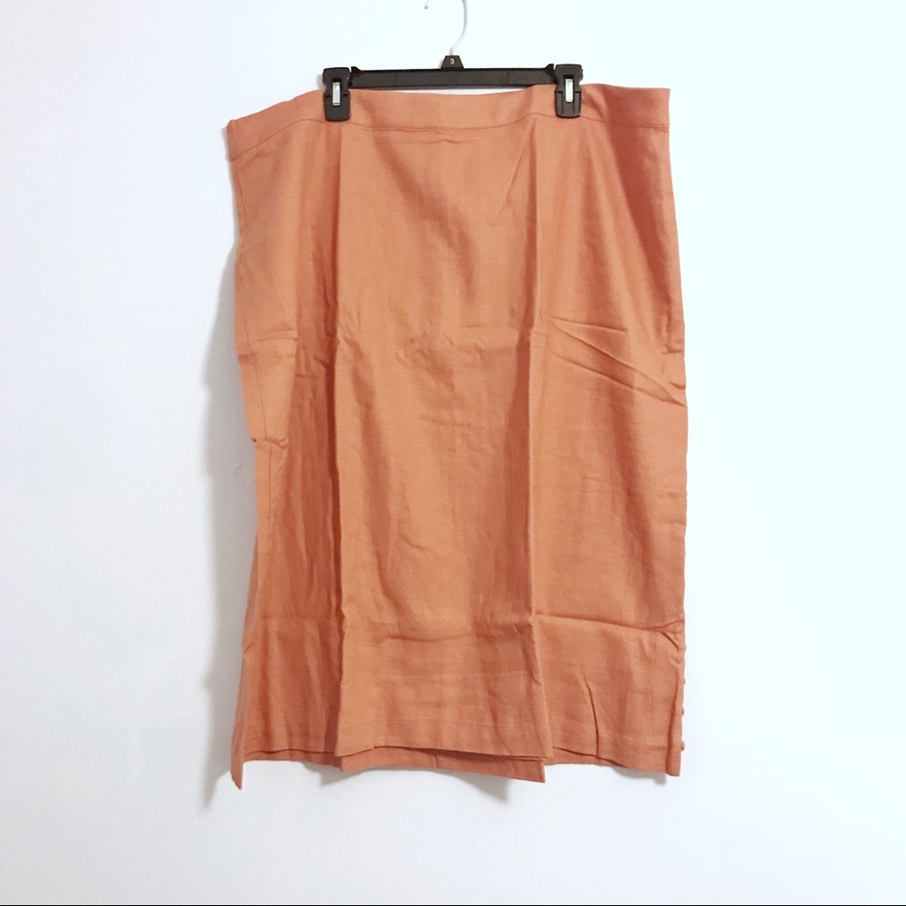 Madewell Button Side Slit Midi Skirt - Picture 5 of 8